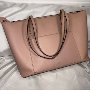 Kate Spade Pink Structured Leather Adel Tote